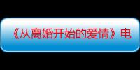 《从离婚开始的爱情》电视剧在线观看_免费全集完整版-影视大全