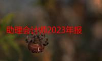 助理会计师2023年报名时间（助理会计师）