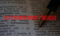 支付宝转账转错了能追回来吗（微信转错账了怎么把钱要回来）