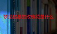 梦见枯萎的玫瑰花是什么意思_梦见枯萎的玫瑰花好不好-周公解梦