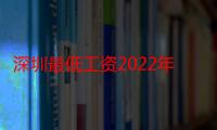 深圳最低工资2022年会上调吗