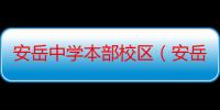 安岳中学本部校区（安岳中学好吗）