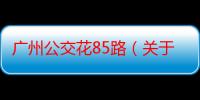 广州公交花85路（关于广州公交花85路介绍）