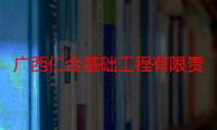 广西仁合基础工程有限责任公司（关于广西仁合基础工程有限责任公司介绍）