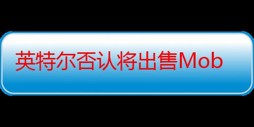 英特尔否认将出售Mobileye股份 后者股价应声上涨8%