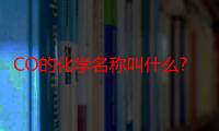 CO的化学名称叫什么?0.0（CO的化学名称叫什么）